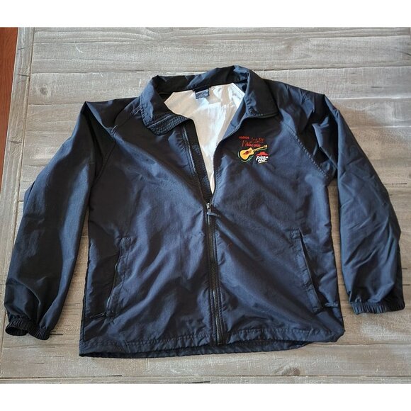 Vintage Land's End Pizza Hut MAC 2000 Jacket  Embroidered Logo & Guitar Design - Picture 6 of 11